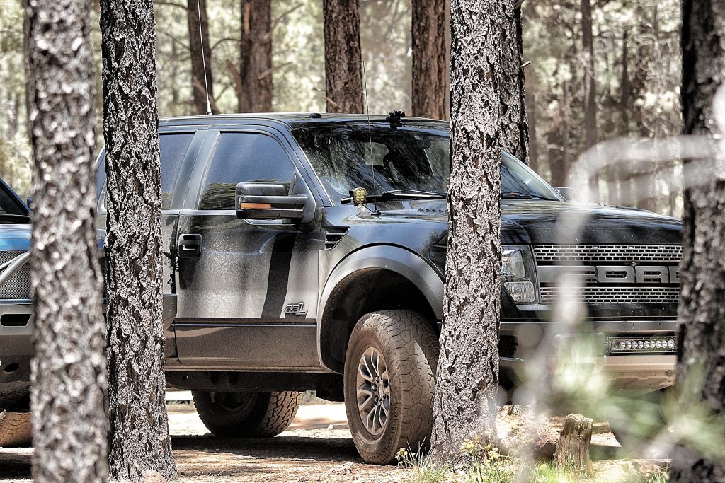 2012 Ford Raptor at Flagstaff Lava Tube Caves