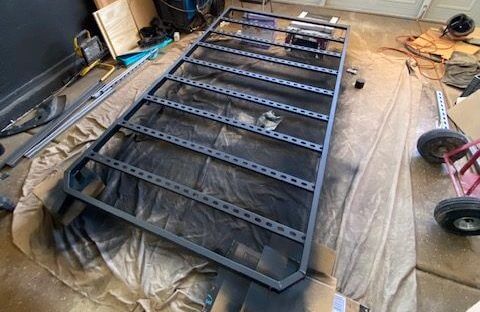DIY 4Runner Roof Rack truck bed liner